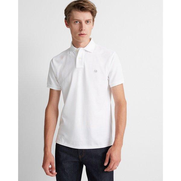 Club Monaco White Classic Polo