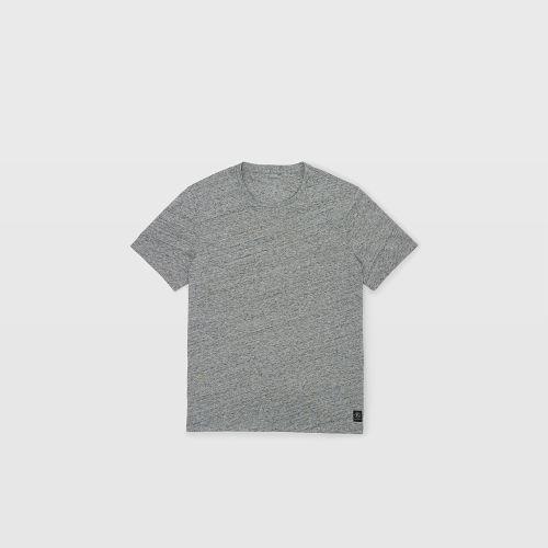 Club Monaco Color Grey Short-sleeve Heathered Crew