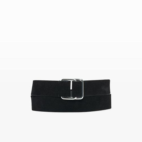 Club Monaco Color Black Persess Suede Belt