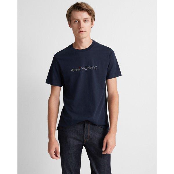 Club Monaco Eclipse Merci Monaco Graphic Tee