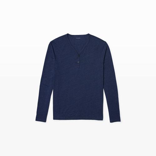 Club Monaco Color Blue Long-sleeve Henley