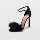 Club Monaco Black Nalia Suede Heel