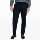 Club Monaco Color Black And White Stripe Chalk Stripe Pull-on Pant