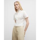 Club Monaco Pleated Band Collar Top