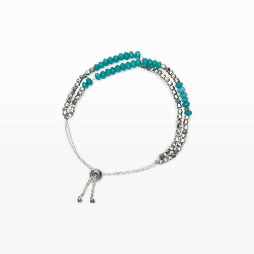 Club Monaco Color Green Mixed-stone Wrap Bracelet