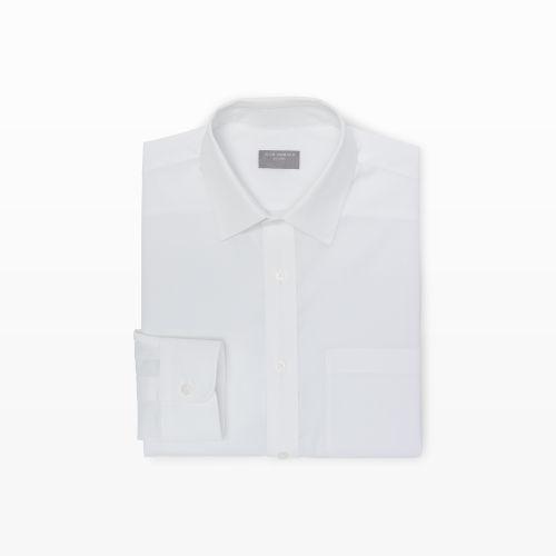 Club Monaco Color White Pc Dress Solid Shirt