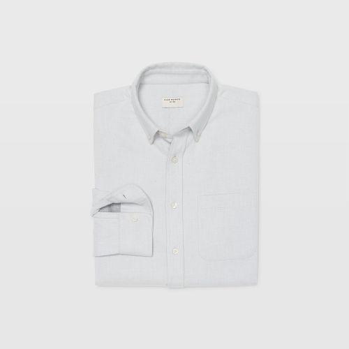 Club Monaco Color White Slim Double-faced Twill Shirt
