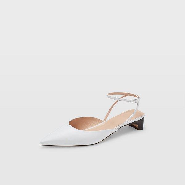 Club Monaco White Ambrah Low-heel