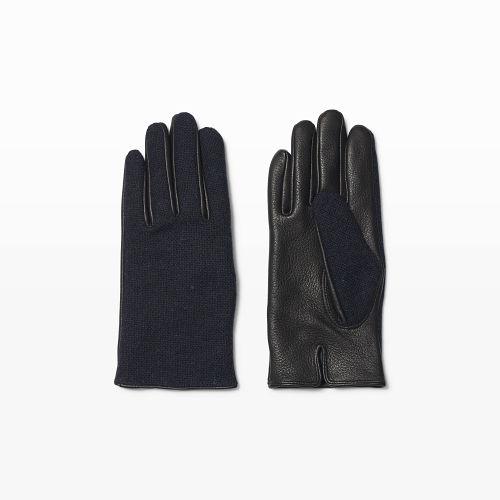 Gl Color Black Woven Panel Glove
