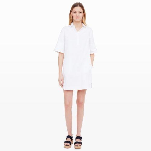 Club Monaco Color White Mathesda Shirt Dress