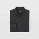Club Monaco Color Black Slim Herringbone Flannel Shirt