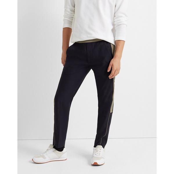 Club Monaco Black Twill Panel Trouser