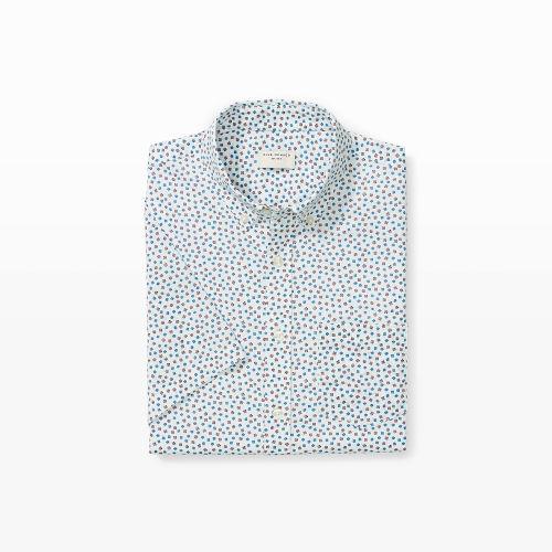 Club Monaco Short-sleeve Floral Shirt