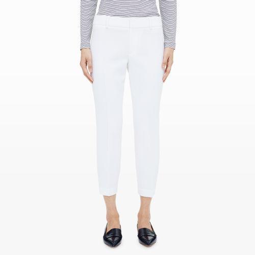 Club Monaco Color White Renay Textured Crop Pant