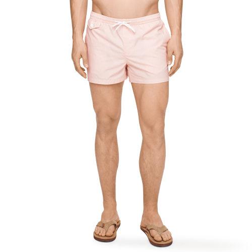 Club Monaco Color Pink 4 Striped Arlen Swim Trunk