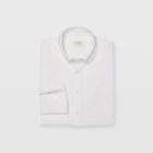 Club Monaco Color White Slim Melange Shirt