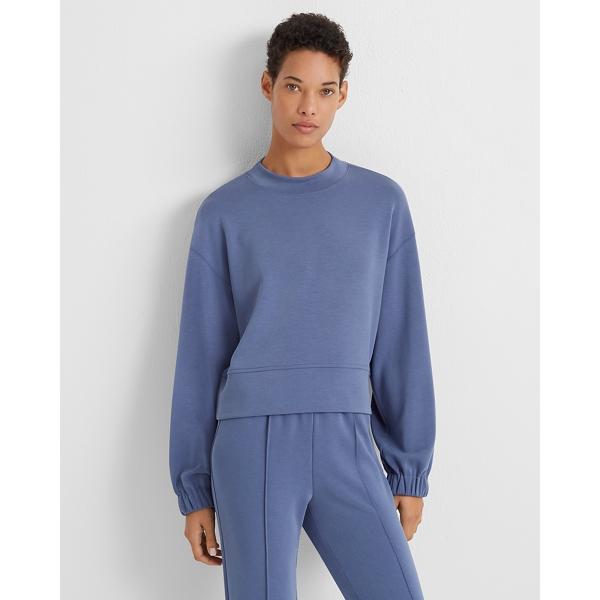 Club Monaco Ruched Sleeve Sweatshirt