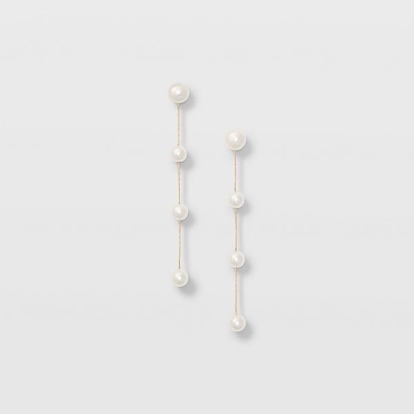 Club Monaco Serefina Pearl Line Earrings