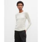 Club Monaco Cashmere Silk Rib Crewneck