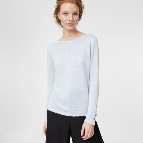 Club Monaco Color Blue Lana Marl Sweater