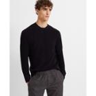 Club Monaco Navy Wool Utility Rib Crew