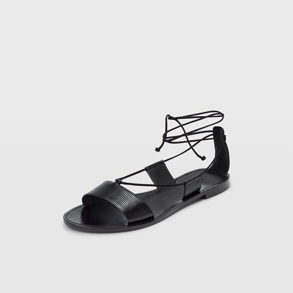 Club Monaco Black Cahdell Sandal