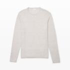 Club Monaco Color Grey Lightweight Cashmere Pullover In Size Xl