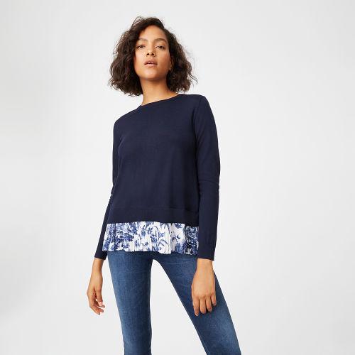 Club Monaco Color Sailor Navy Arlietta Sweater