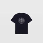 Cl Color Blue Club Monaco Logo Tee