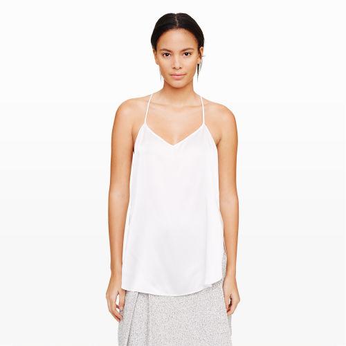 Club Monaco Color White Floella Silk Camisole