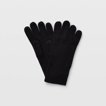 Club Monaco Black Kensington Cashmere Glove