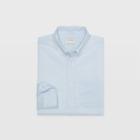Club Monaco Color Blue Slim Ditsy Print Shirt