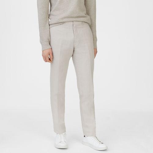 Club Monaco Color Grey Grant Linen Trouser