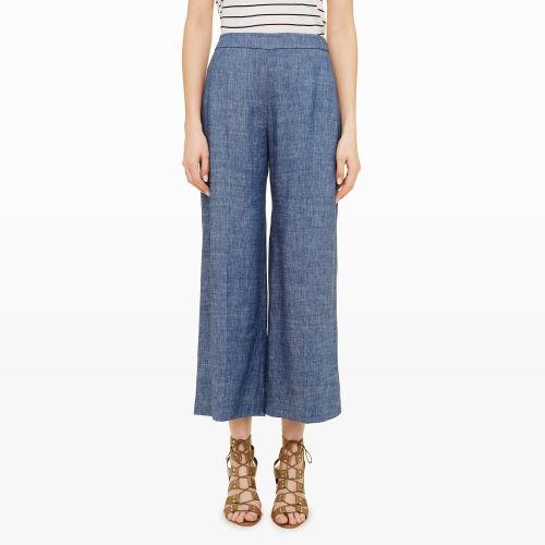 Club Monaco Color Blue Franchie High-waisted Pant