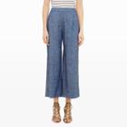 Club Monaco Color Blue Franchie High-waisted Pant