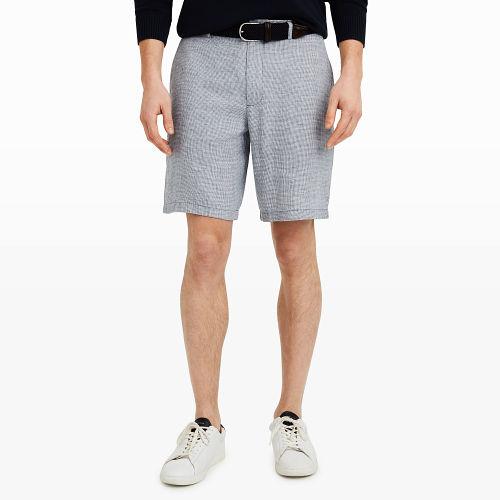 Club Monaco Color Blue Linen 9 Maddox Short