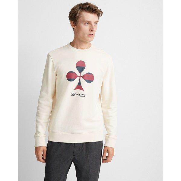 Club Monaco Natural Club Graphic Sweatshirt