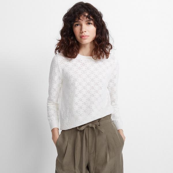 Club Monaco White Bryitnee Sweater