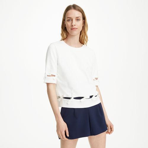 Club Monaco Color White Naveah Top