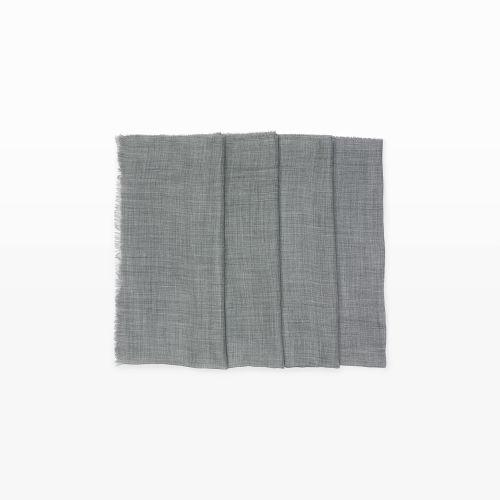 Begg & Co Color Light Grey Heather Begg & Co. Wispy Scarf