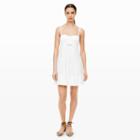 Club Monaco Color White Tamarah Eyelet Dress In Size 6