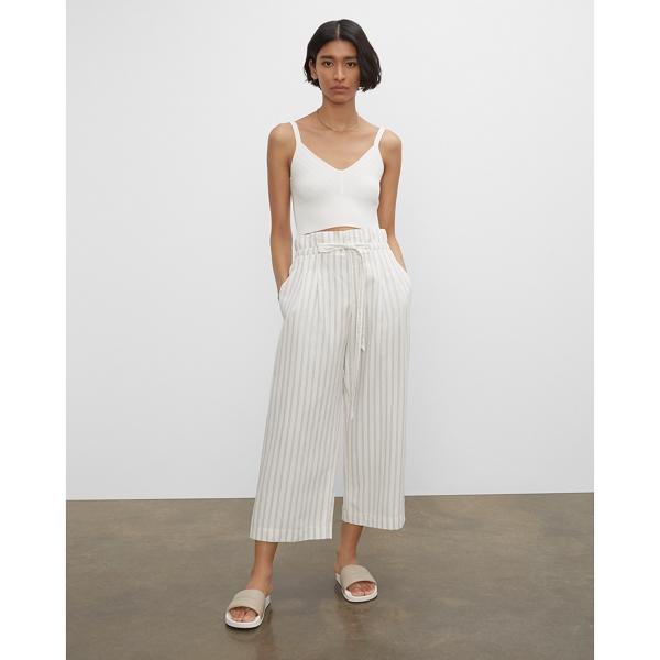 Club Monaco Anreannah Striped Wide Leg Pants