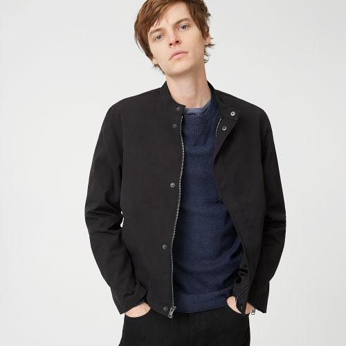 Club Monaco Color Black Tech Moto Jacket