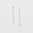 Club Monaco Pearl Bar Earring