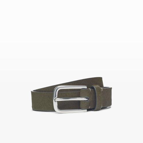 Club Monaco Color Green Calf Hair Belt