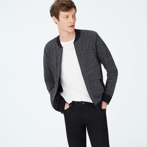 Club Monaco Charcoal Multi Boucle Bomber