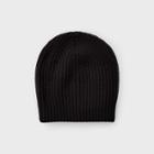 Club Monaco Black Colleen Cashmere-blend Hat