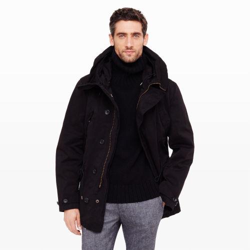 Club Monaco Color Black Ten C Deck Parka