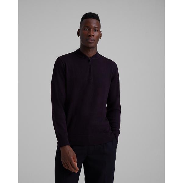 Club Monaco Merino Quarter-zip Sweater