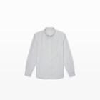 Club Monaco Color White/grey Classic-fit Oxford Stripe